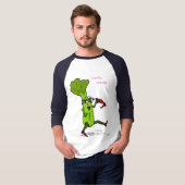 T-shirt Lusty Celery Mens Raglan (Devant entier)