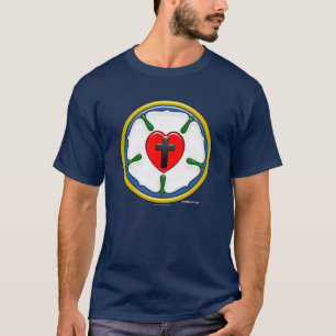 T-shirt Luther Rose en relief
