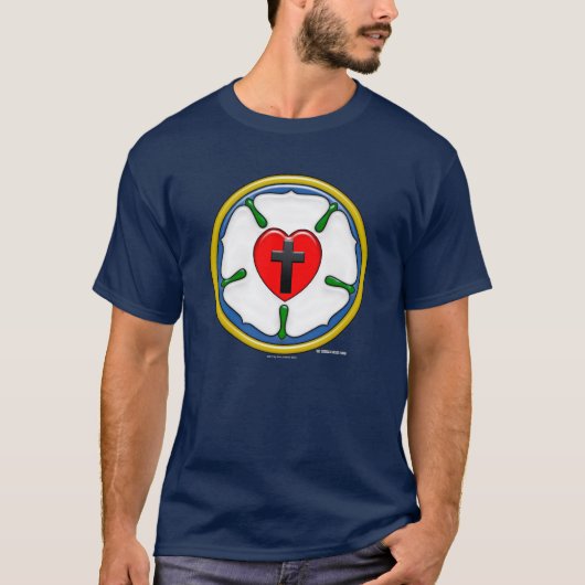 T-shirt Luther Rose en relief (Devant)