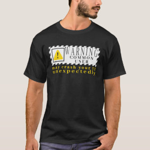 T-shirt L'utilisateur commun peut interrompre l'interface