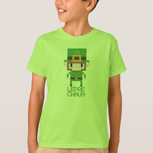 T-shirt lutin à 8 bits (Devant)