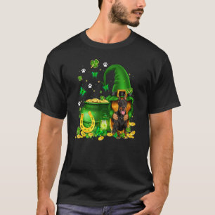 T-shirt Lutin chanceux U2013 Lutin câlin Doberman Saint-Pa
