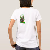 T-shirt Lutin de chat du jour de St Patrick supérieur de (Dos)