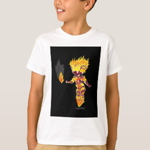 T-shirt Lutin de flamme