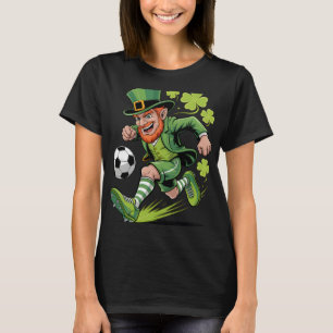 T-shirt Lutin de football irlandais Fun St Patricks Day Fo