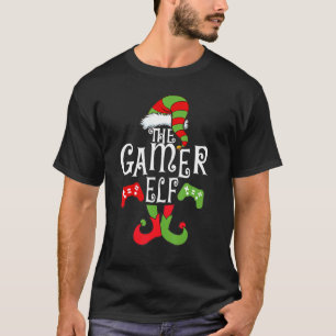 T-shirt Lutin de joueur correspondant au pyjama de Noël Xm