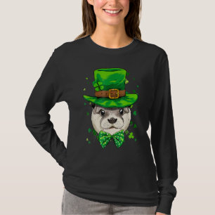 T-shirt Lutin de la Saint-Patrick Otter Trèfle Otter I