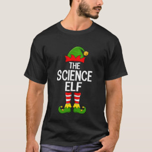 T-shirt Lutin de la science Noël Correspondance Famille Lu