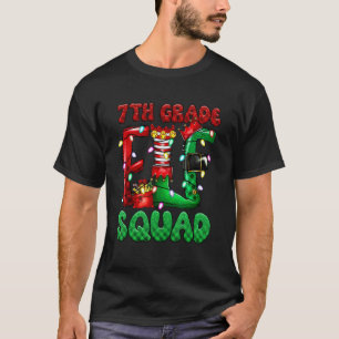 T-shirt Lutin de la troupe de 7e année Prof Elf Noël