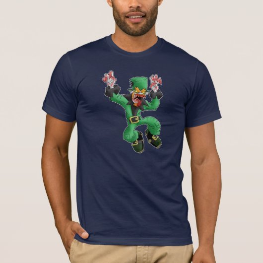 T-shirt lutin de zombi (Devant)