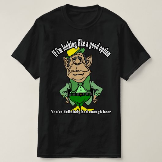 T-shirt Lutin drôle de la Saint-Patrick (Design devant)