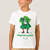 T-shirt Lutin Farce de la Saint-Patrick Trèfle (Devant)