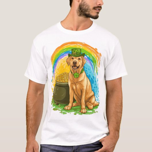 T-shirt Lutin Lab � Chien de la Saint-Patrick (Devant)