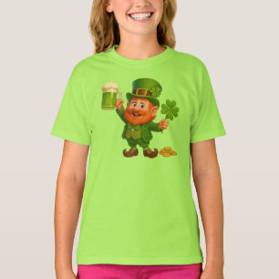 T-shirt Lutin mignon et fantaisiste de la Saint-Patrick