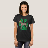 T-shirt Lutin Pointer Saint-Patrick Trèfle Patte (Devant entier)