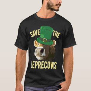 T-shirt Lutin Saint Patrick Humour Vache Vache