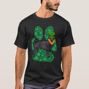 T-shirt Lutin Schipperke Saint-Patrick Trèfle Patte