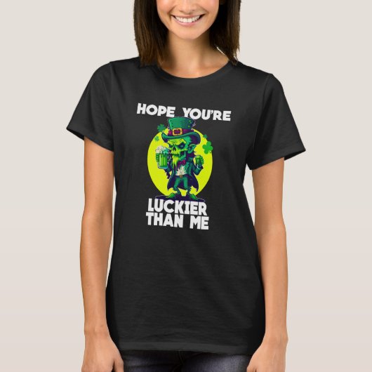T-shirt Lutin zombie de la Saint-Patrick (Devant)
