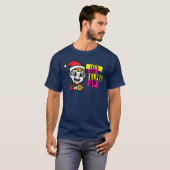 T-shirt Lutine de Noël espiègle (Devant entier)