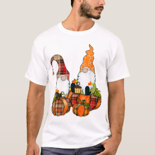 T-shirt Lutins de citrouille automne Halloween mignon