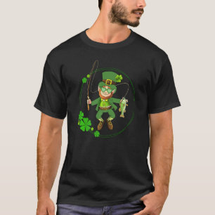 T-shirt Lutins de pêche Saint Patrick jour de pêche Irland