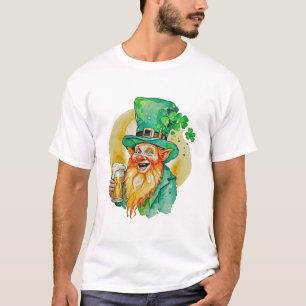 T-shirt Lutins joyeux buvant de la bière Shamrock Brew Pub