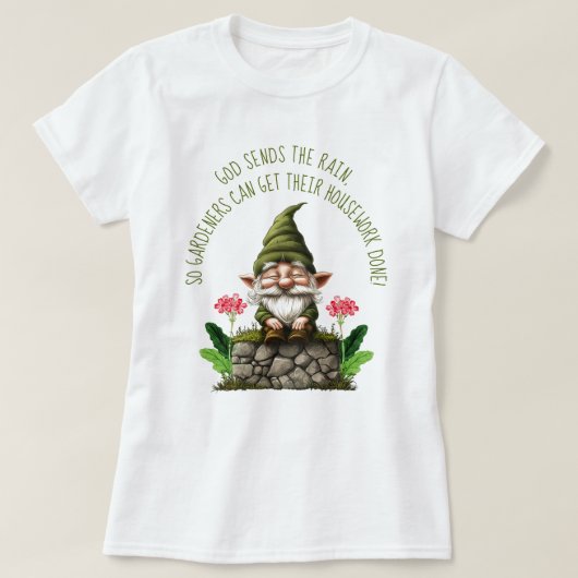T-shirt Lutrin de jardin (Design devant)