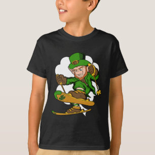 T-shirt Lutrin skieur de la Saint-Patrick Ski 