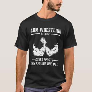 T-shirt Lutte à la main Lutte contre les bras & Lutte cont