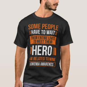 T-shirt Lutte contre la leucémie Ruban Sang Cancer Guerrie