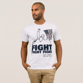 T-SHIRT LUTTE CONTRE L'AMÉRIQUE (Devant entier)