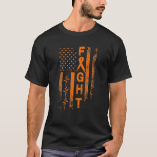 T-shirt Lutte contre le cancer du rein - Dons du drapeau a