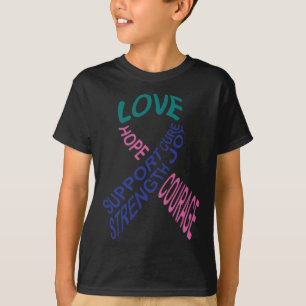 T-shirt Lutte contre le cancer Ruban 13