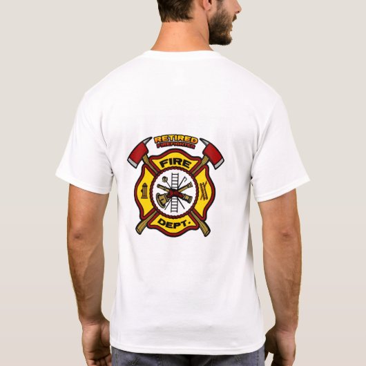 T-SHIRT LUTTE CONTRE LE FEU RETIRÉE (Dos)