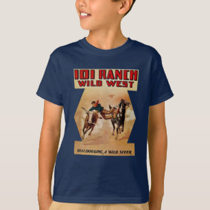 T-shirt Lutte contre le ranch Western Rodeo Steer