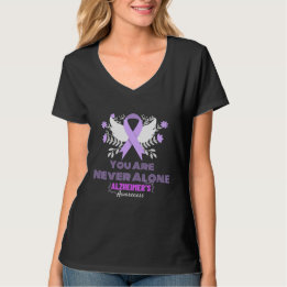 T-shirt Lutte contre le Ruban d'Alzheimer Sensibilisation
