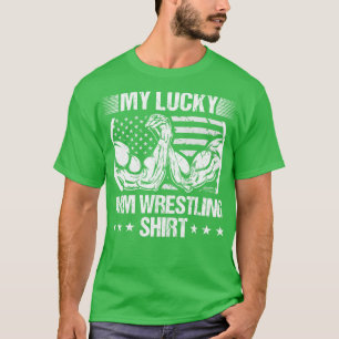 T-shirt Lutte contre les bras Hommes USA Lutte contre les