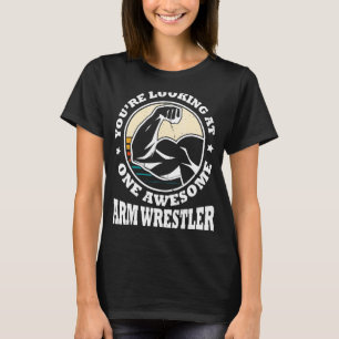 T-shirt Lutte contre les bras Lutte contre les obstacles s