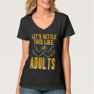 T-shirt Lutte contre les bras réglons ça comme des adultes