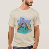 T-shirt Lutte contre l'ours cool (Devant)