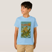 T-shirt Lutte de Floride avec les Alligators | Rétro Côtes (Devant entier)