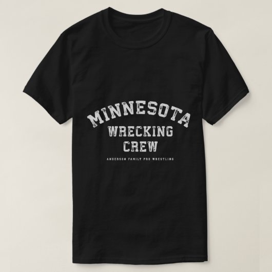 T-shirt Lutte de l'équipage d'épave du Minnesota (Design devant)