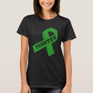 T-shirt Lutte de sensibilisation au ruban vert Hommes Femm