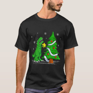 T-shirt Lutte drôle est vrai dinosaure T-rex Dino Noël