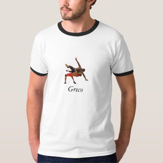 T-shirt lutte, Greco (Devant)