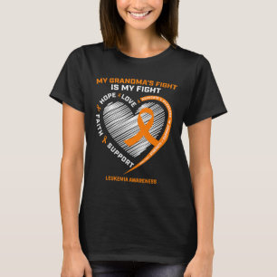 T-shirt Lutte Leucémie Grandma Hommes Cadeaux Femmes