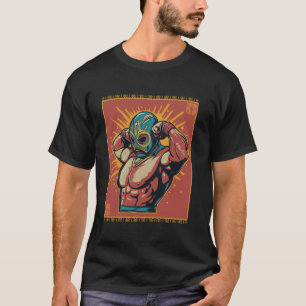 T-shirt Lutte Mexicaine Lucha Libre Cinco De Mayo Luchad