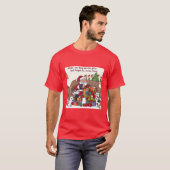 T-shirt Lutte père Noël : l'échec de l'enrobage (Devant entier)