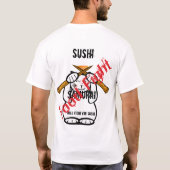 T-shirt Lutte Pour Le Sushi (Dos)