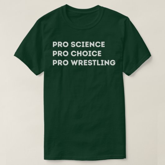 T-shirt Lutte Pro Science Pro Choice Pro (Design devant)